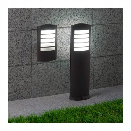 MINI POSTE LÁMINA E27 26W NEGRO - Envío Gratuito