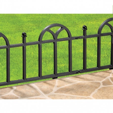 CERCA DECORATIVO PLAST NEGRO VIGORO - Envío Gratuito