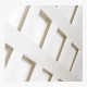 CERCA PLÁSTICO DIAMOND BLANCO .41X121 CM - Envío Gratuito