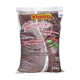 TIERRA PREPARADA 30 KG VIGORO - Envío Gratuito