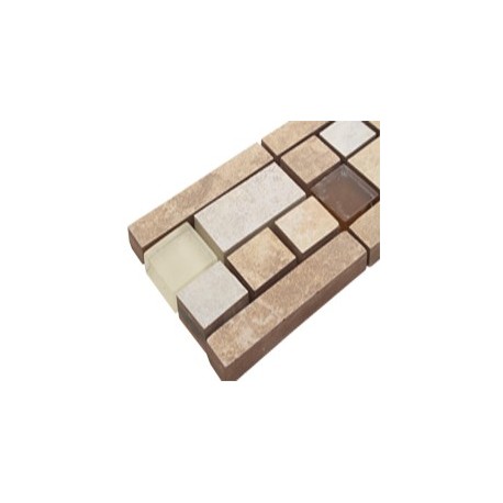 CENEFA ORINOCO SIENA 8X25 CM DALTILE - Envío Gratuito