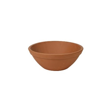 MACETA BOWL BARRO NATURAL 13" - Envío Gratuito