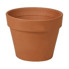 MACETA BÁSICA BARRO NATURAL 6" - Envío Gratuito