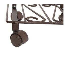 BASE MACETA CUADRO 27 CM MÓVIL ÓXIDO - Envío Gratuito