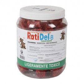 RATICIDA RATIDEL PARAFINADO 1 KG - Envío Gratuito