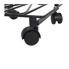 BASE MACETA CUADRO 27 CM MÓVIL NEGRO - Envío Gratuito