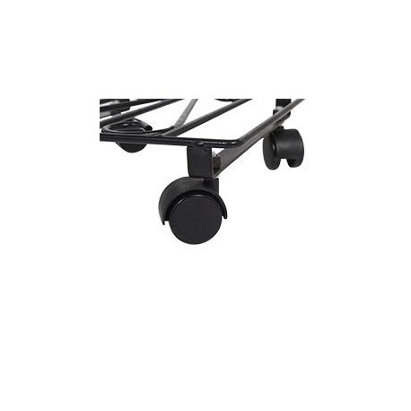 BASE MACETA CUADRO 27 CM MÓVIL NEGRO - Envío Gratuito
