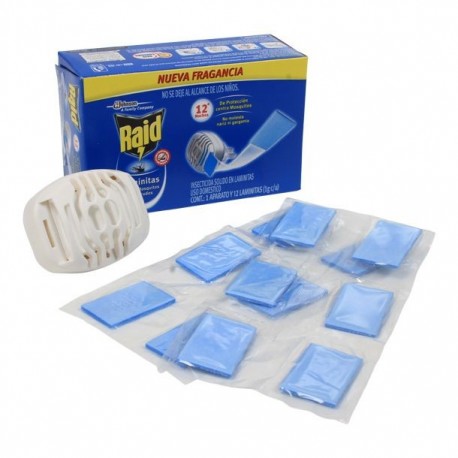 RAID LAMINITAS MOSQUITOS AP 12 MX - Envío Gratuito