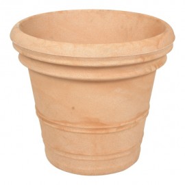 MACETA DE 17" PARA JARDÍN IMITACIÓN DE BARRO BARCELONA - Envío Gratuito