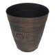 MACETA DE PLÁSTICO SIERRA 12" DORADA - Envío Gratuito