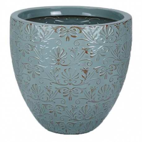 MACETA FAIRFIELD 16" CELESTE - Envío Gratuito