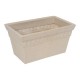 MACETA RECTANGULAR BEIGE 18.7" - Envío Gratuito