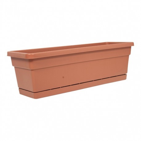 MACETA DE 24" JARDÍNERA DE TERRA COTTA - Envío Gratuito