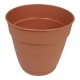 MACETA DE PLÁSTICO CON PLATO DE 12" TERRACOTA - Envío Gratuito