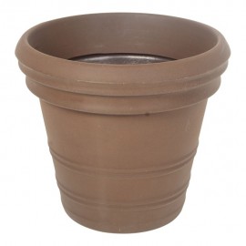 MACETA PLÁSTICA 17" CHOCOLATE - Envío Gratuito