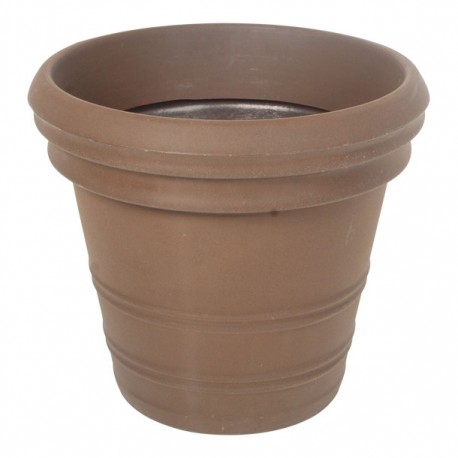 MACETA PLÁSTICA 17" CHOCOLATE - Envío Gratuito