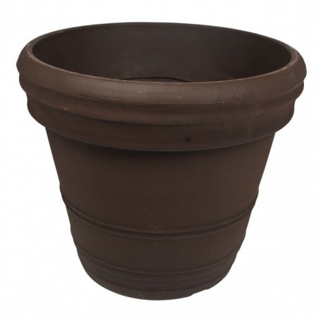 MACETA PLÁSTICA 25" CHOCOLATE BARCELONA - Envío Gratuito