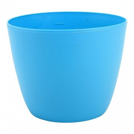 MACETA PLÁSTICA ADEN 6 AZUL AQUA - Envío Gratuito
