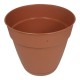 MACETA DE PLÁSTICO CON PLATO DE 16" TERRACOTA - Envío Gratuito