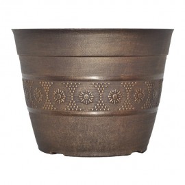 MACETA PLÁSTICA SIERRA DORADA 25 CM - Envío Gratuito
