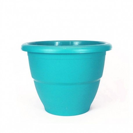 MACETA VIENA 16 COLOR AZUL TURQUESA - Envío Gratuito