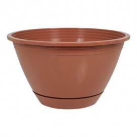 MACETA PLÁSTICA 10" COLGANTE TERRA COTA - Envío Gratuito