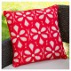 COJIN FLORES ROJAS 45.7CM - Envío Gratuito