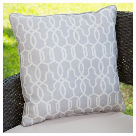 COJIN DECORATIVO GRIS 45.7CM - Envío Gratuito