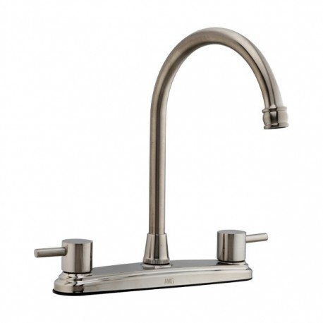 MEZCLADORA PARA COCINA DANTE 8" SATÍN - Envío Gratuito