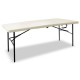 MESA PLEGABLE BLANCA HDX 1.82 M TIPO MALETA - Envío Gratuito
