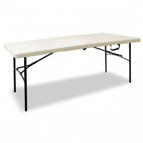 MESA PLEGABLE BLANCA HDX 1.82 M TIPO MALETA - Envío Gratuito