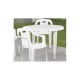 MESA REDONDA 73X100 CM BLANCA RESINA - Envío Gratuito