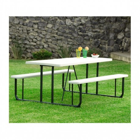 MESA PICNIC GRANDE 1.8 X 1.4 M - Envío Gratuito