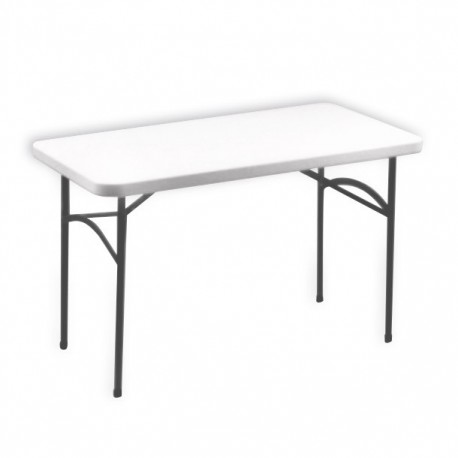 MESA PLEGABLE 1.22 M GRIS - Envío Gratuito