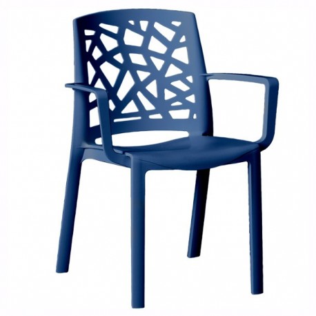 SILLA STUART AZUL - Envío Gratuito