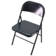 SILLA PLEGABLE NEGRA - Envío Gratuito