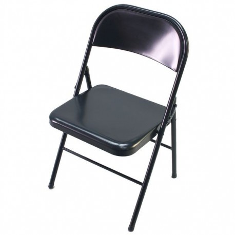 SILLA PLEGABLE NEGRA - Envío Gratuito