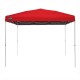 TOLDO COLOR ROJO 3X3 M - Envío Gratuito
