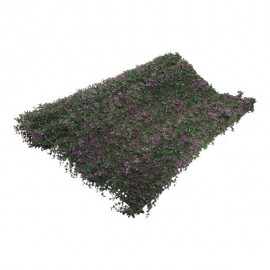 FOLLAJE ARTIFICIAL VERDE CON FLOR LAVANDA 1 X 1 M - Envío Gratuito