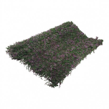 FOLLAJE ARTIFICIAL VERDE CON FLOR LAVANDA 1 X 1 M - Envío Gratuito