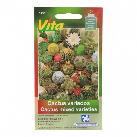 SEMILLAS DE CACTUS VARIADOS 122 - Envío Gratuito