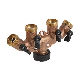 LLAVE DE JARDÍN 4 SALIDAS - Envío Gratuito