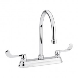 MEZCLADORA COCINA FLAMINGO CROMO - Envío Gratuito
