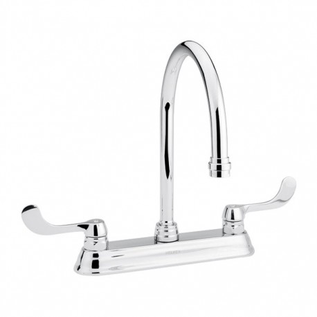 MEZCLADORA COCINA FLAMINGO CROMO - Envío Gratuito