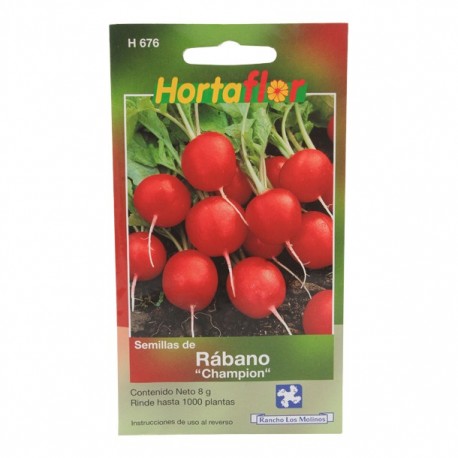 SEMILLAS DE RÁBANO CRIMSON GIANT 676 - Envío Gratuito