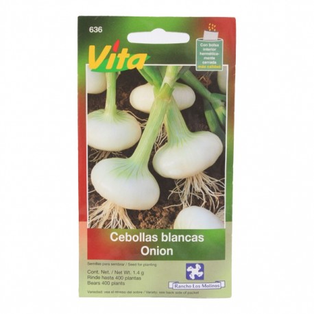 SEMILLAS DE CEBOLLA BLANCA - Envío Gratuito
