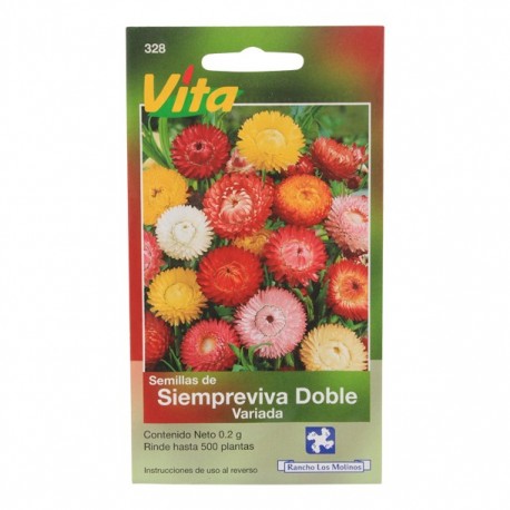 SEMILLAS DE SIEMPRE VIVA DBL VARIADA 328 - Envío Gratuito