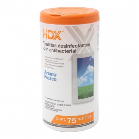 TOALLAS ANTIBAC/DESINFEC HDX FRESH - Envío Gratuito