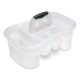CESTO ORGANIZADOR BAÑO TRASLUCIDO STERILITE - Envío Gratuito