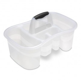 CESTO ORGANIZADOR BAÑO TRASLUCIDO STERILITE - Envío Gratuito